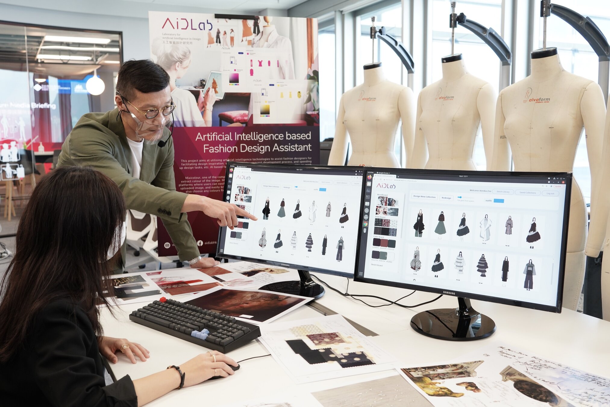 Research programme “Intelligent Fashion Design and Quality Control” focuses on algorithmic design that integrates machine intelligence and human knowledge with respect to fashion and textiles, leading to advances in design, quality control and manufacturing processes.